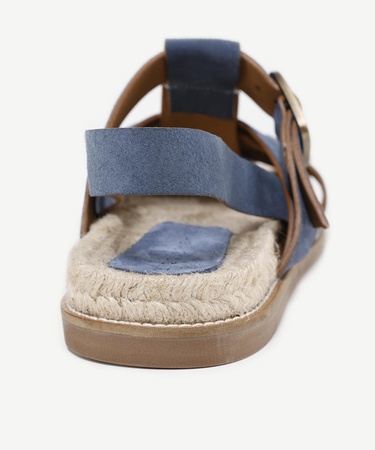  YARGICI Jüt Tabanlı Deri Sandalet