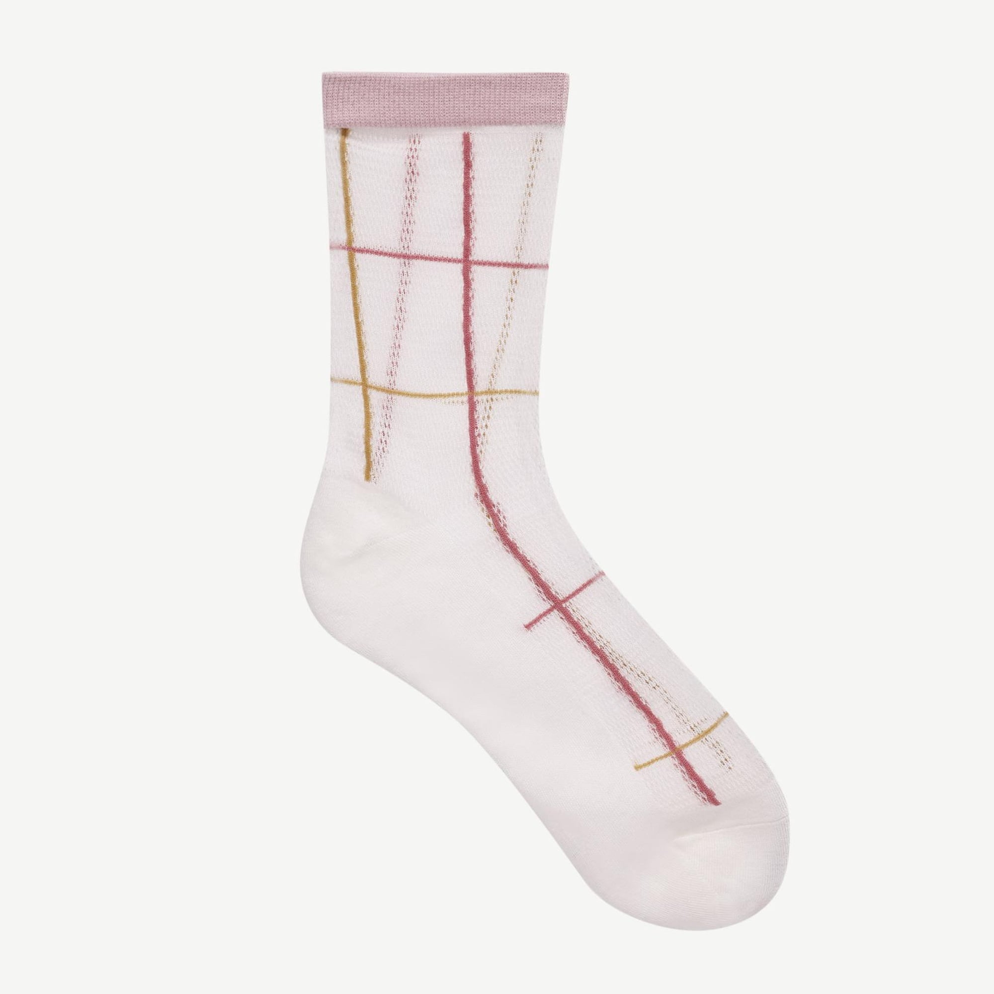 YARGICI Şerit Detaylı Çizgili Çorap