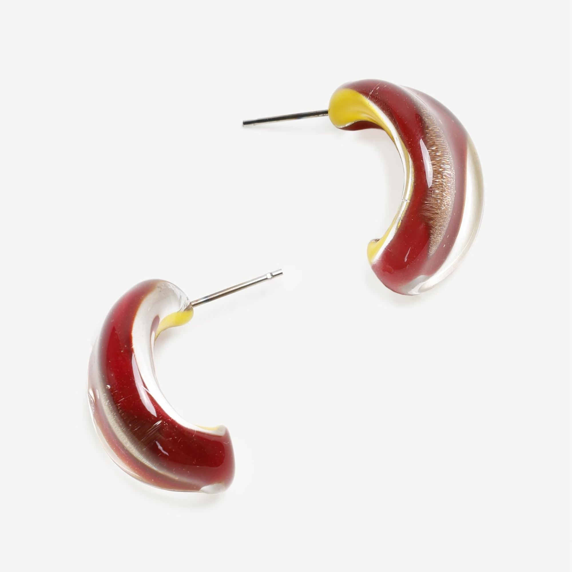 YARGICI Cam Halka Küpe