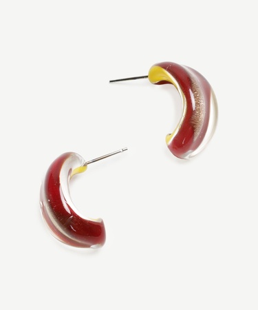  YARGICI Cam Halka Küpe