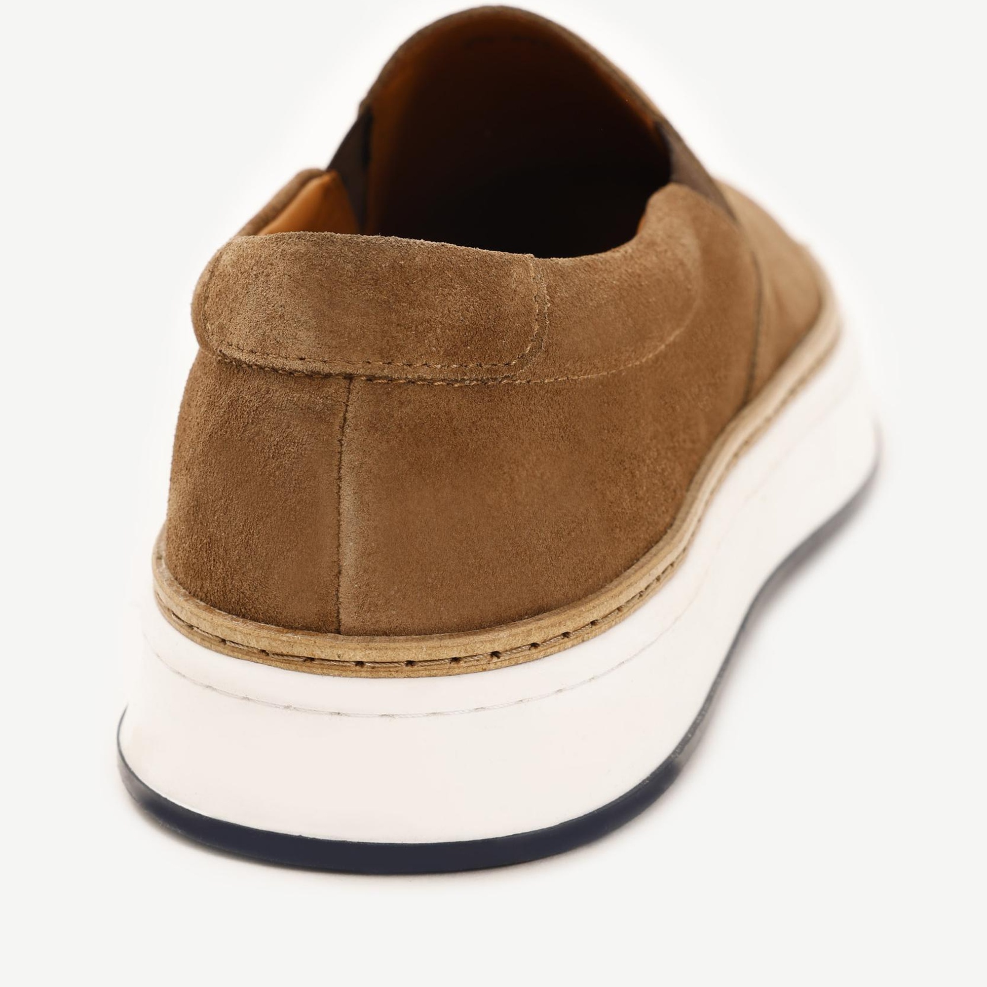 YARGICI Lastikli Düz Deri Ayakkabı