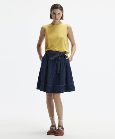  YARGICI Kolsuz Sırt Detaylı T-Shirt