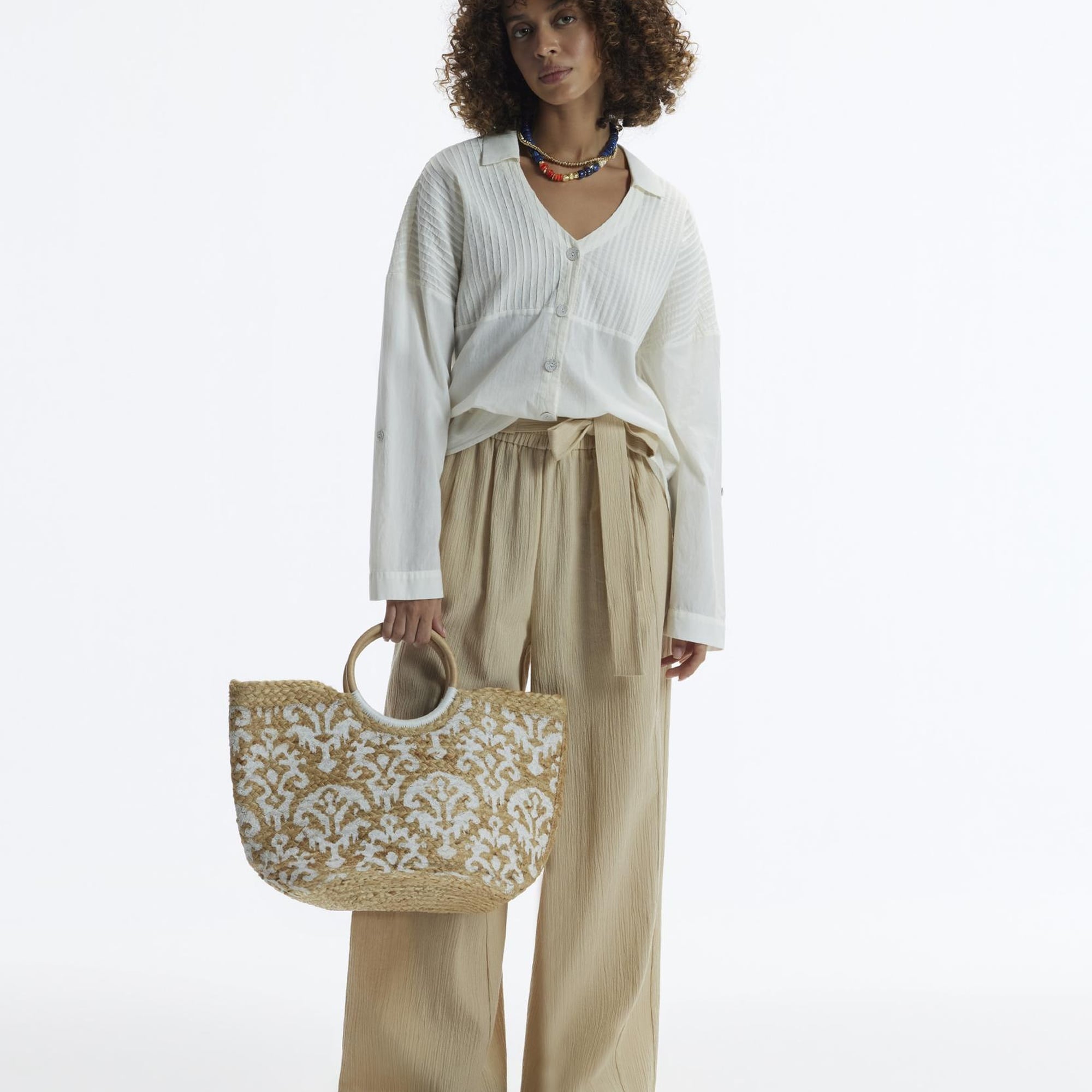 YARGICI Nervürlü Apolet Detaylı Gömlek