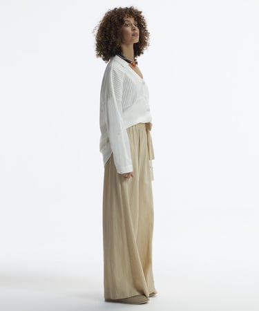  YARGICI Nervürlü Apolet Detaylı Gömlek