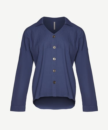  YARGICI Nervürlü Apolet Detaylı Gömlek