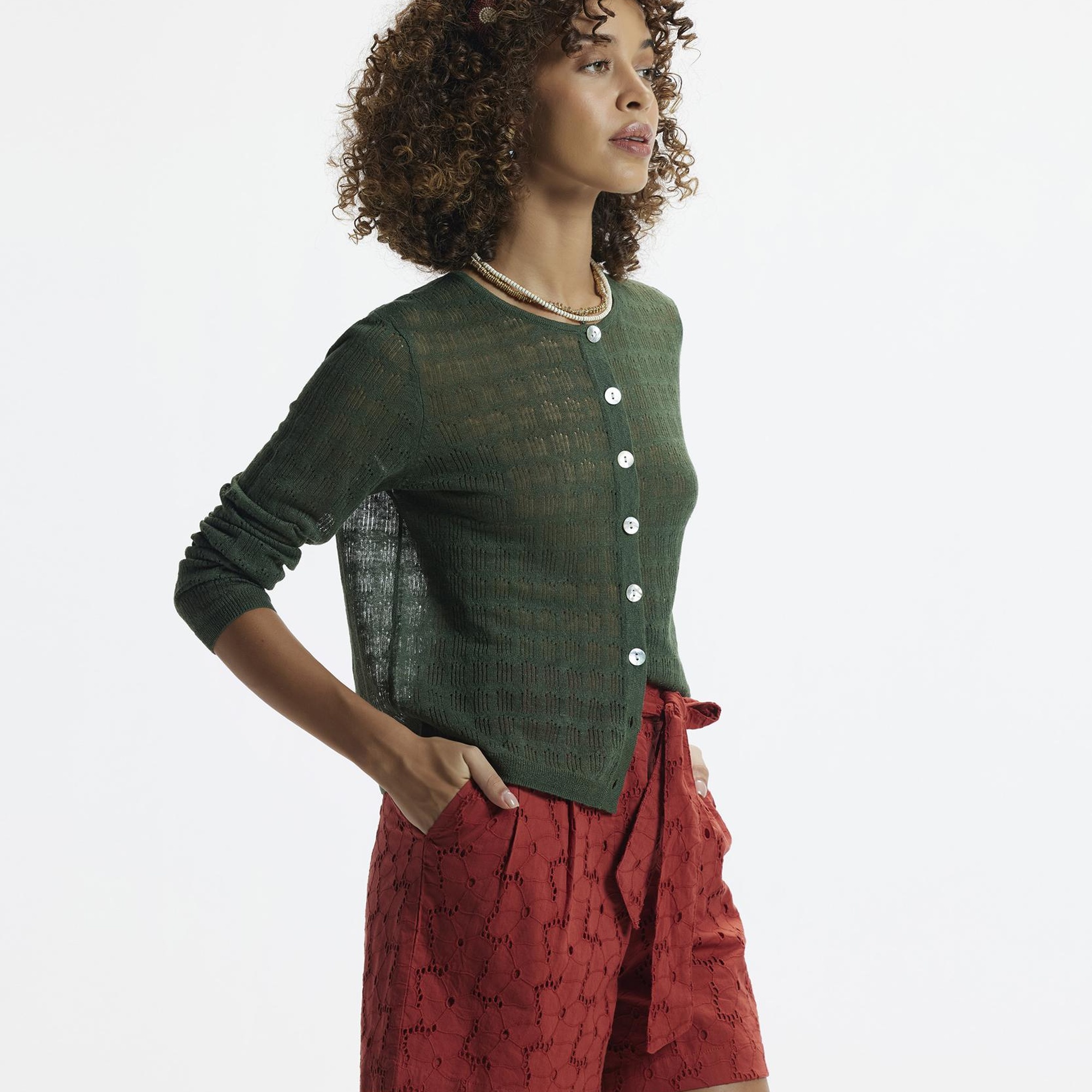 YARGICI Kemerli Bermuda