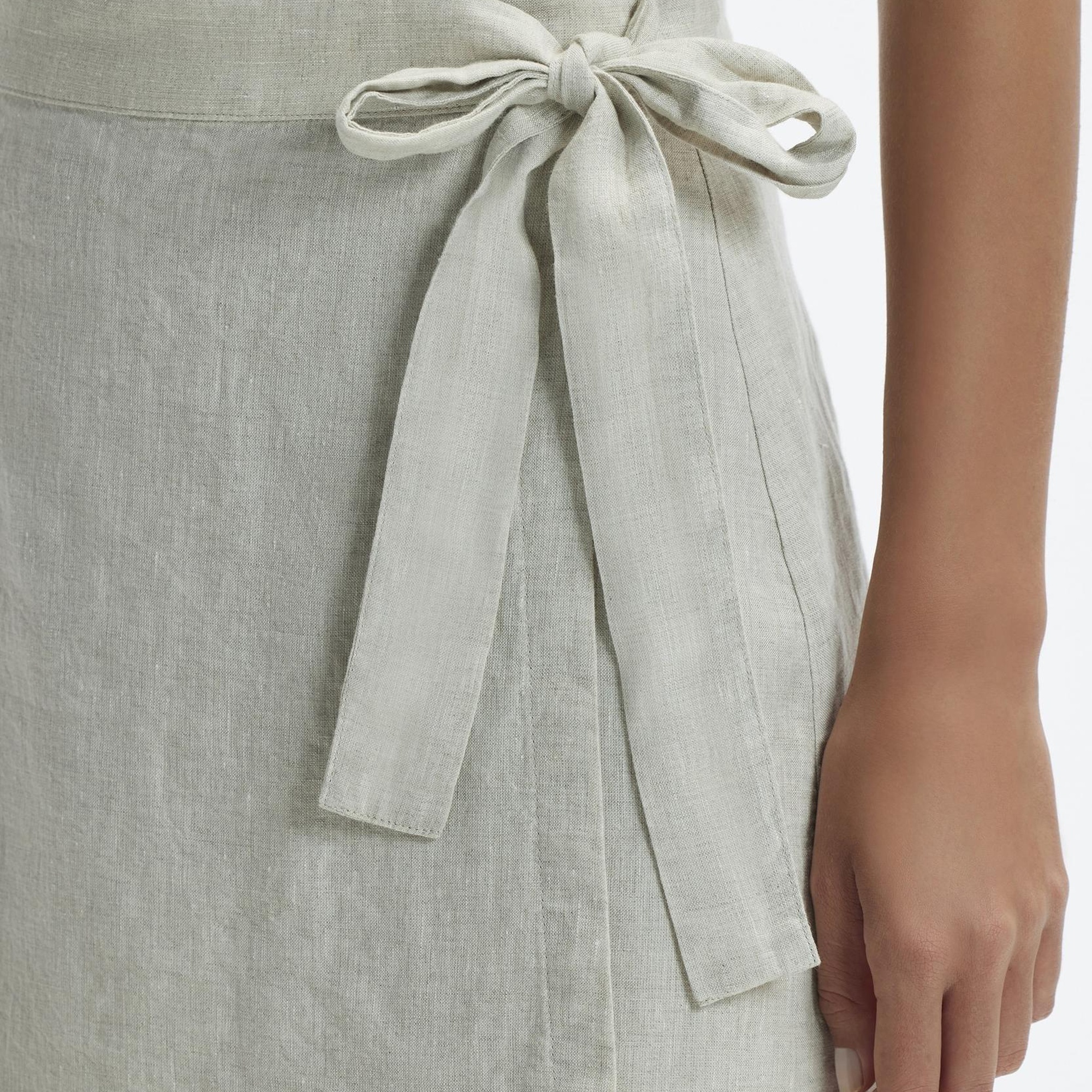 YARGICI Kruvaze Kapama Düz Kesim  Kısa Etek