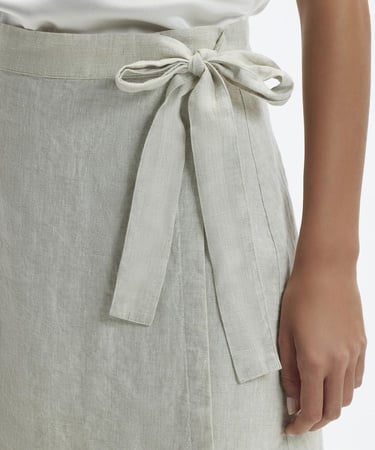  YARGICI Kruvaze Kapama Düz Kesim  Kısa Etek