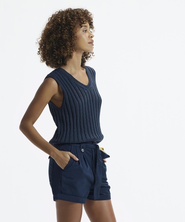  YARGICI Kemer Detaylı Bermuda