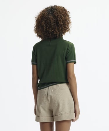  YARGICI Kısa Boy Cepli Kemerli Duble Paça Şort