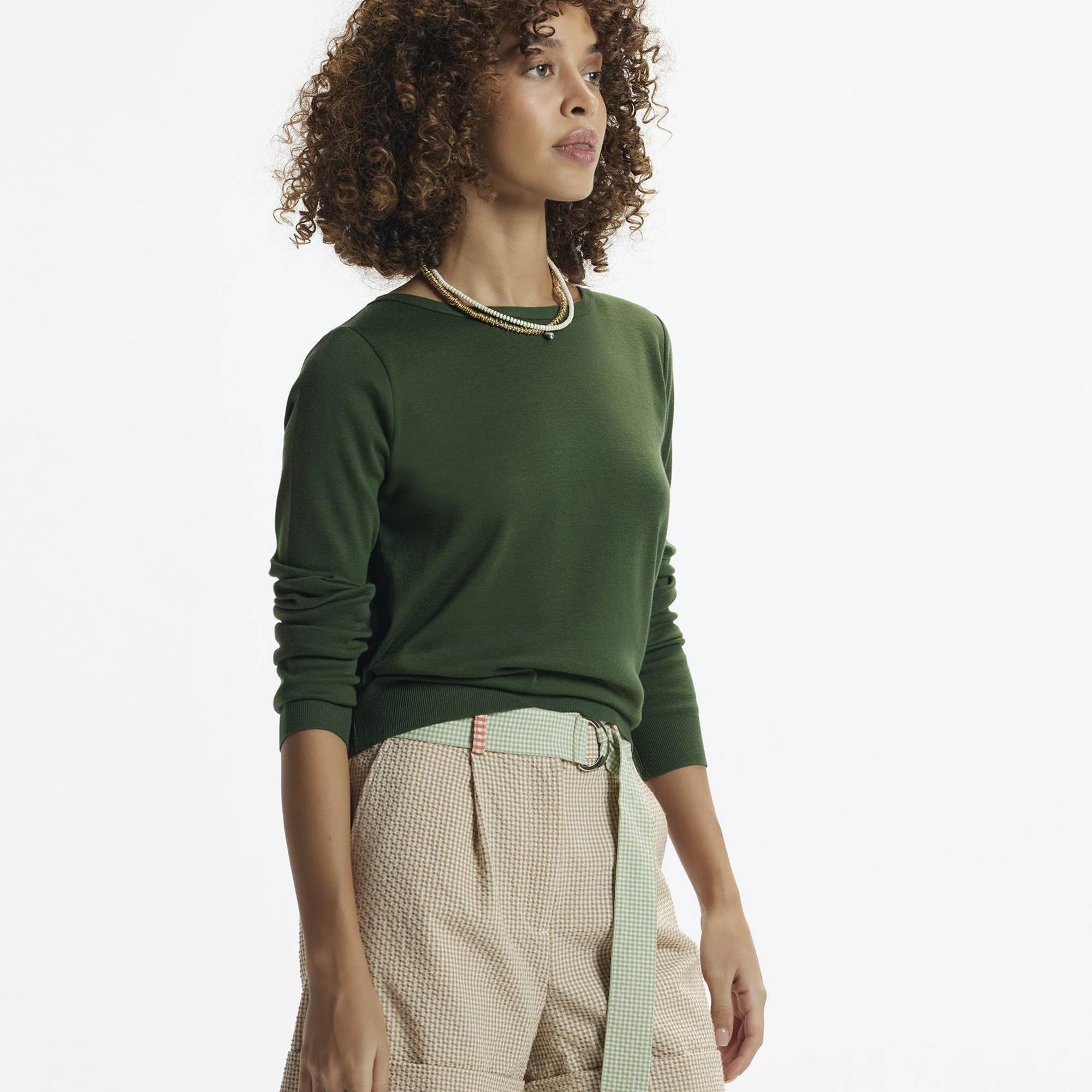 YARGICI Kısa Boy Cepli Kemerli Duble Paça Şort