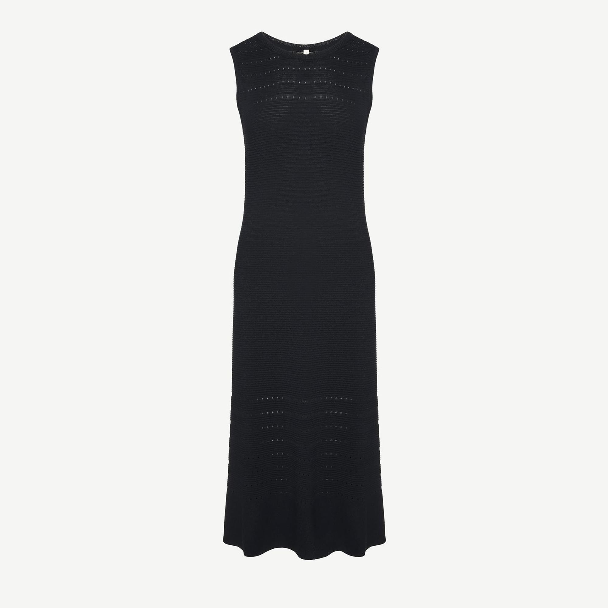 YARGICI V Yaka Dizaltı Triko Elbise