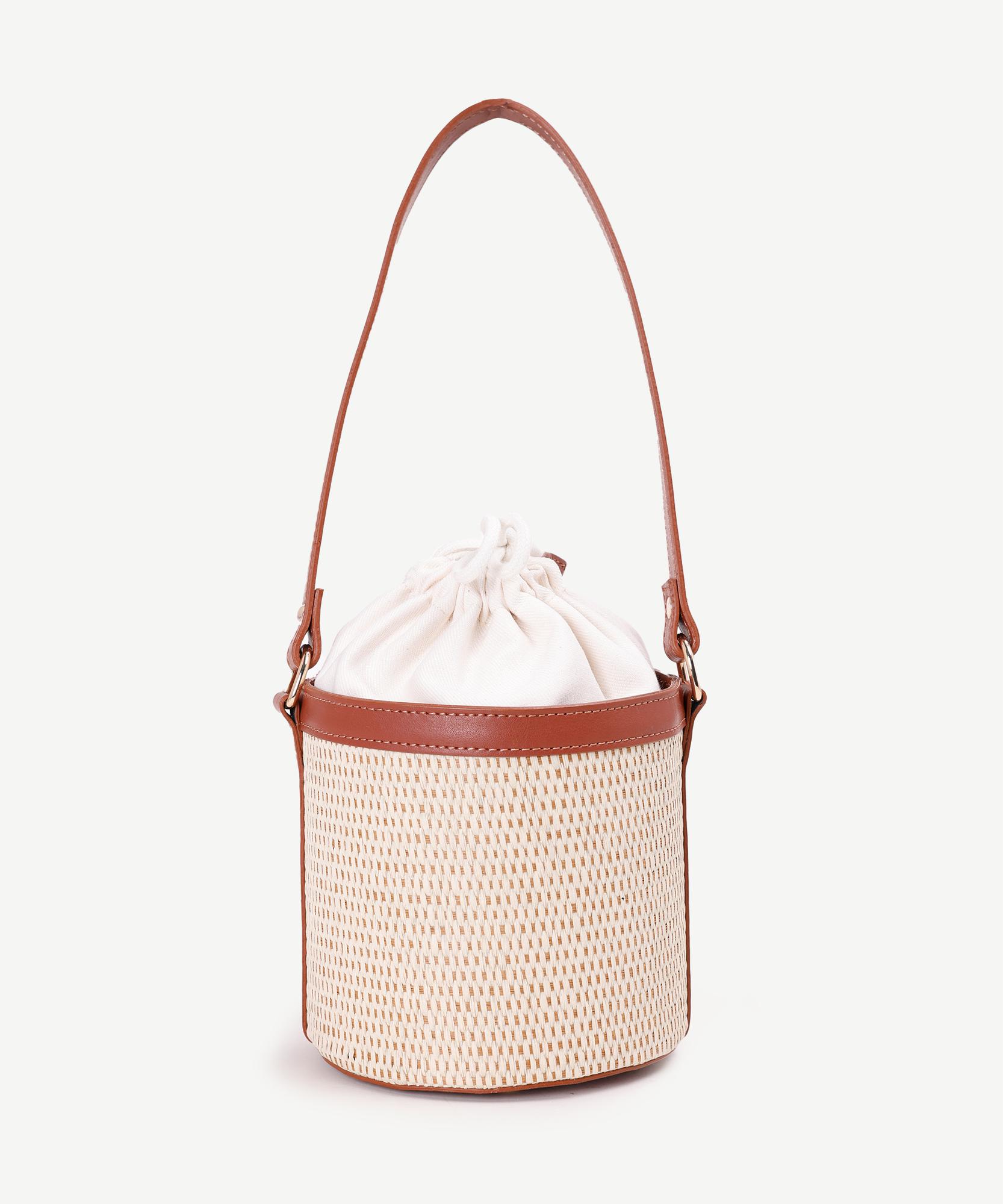  YARGICI Hasır Hobo Çanta