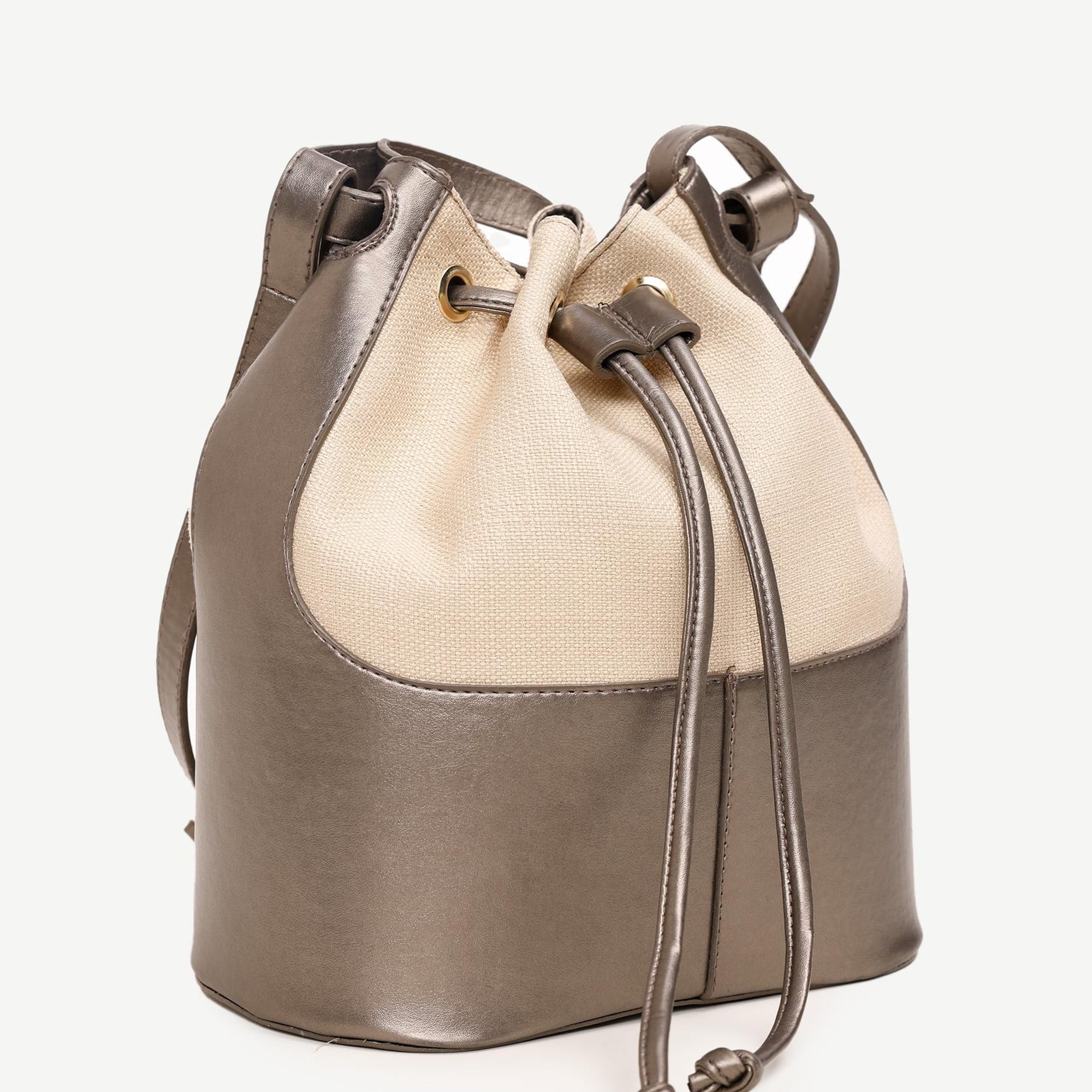 YARGICI Keten Büzgülü Çanta