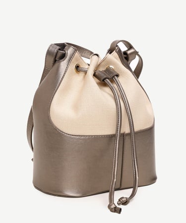  YARGICI Keten Büzgülü Çanta