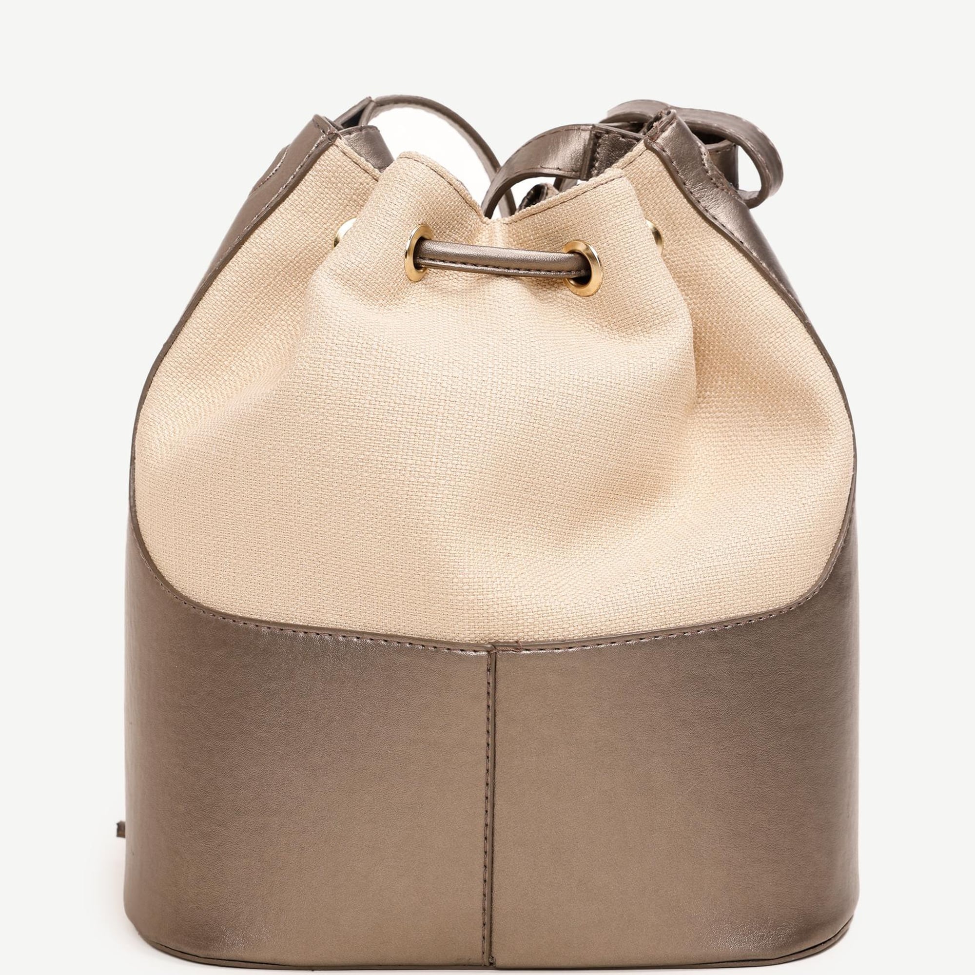 YARGICI Keten Büzgülü Çanta