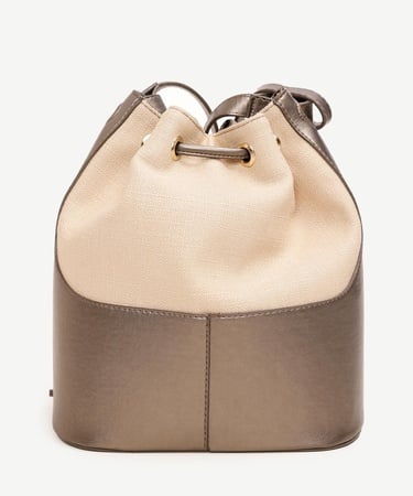  YARGICI Keten Büzgülü Çanta