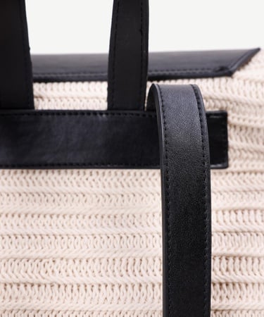  YARGICI Pamuklu Örgü Kumaş Sırt Çantası