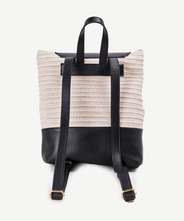  YARGICI Pamuklu Örgü Kumaş Sırt Çantası