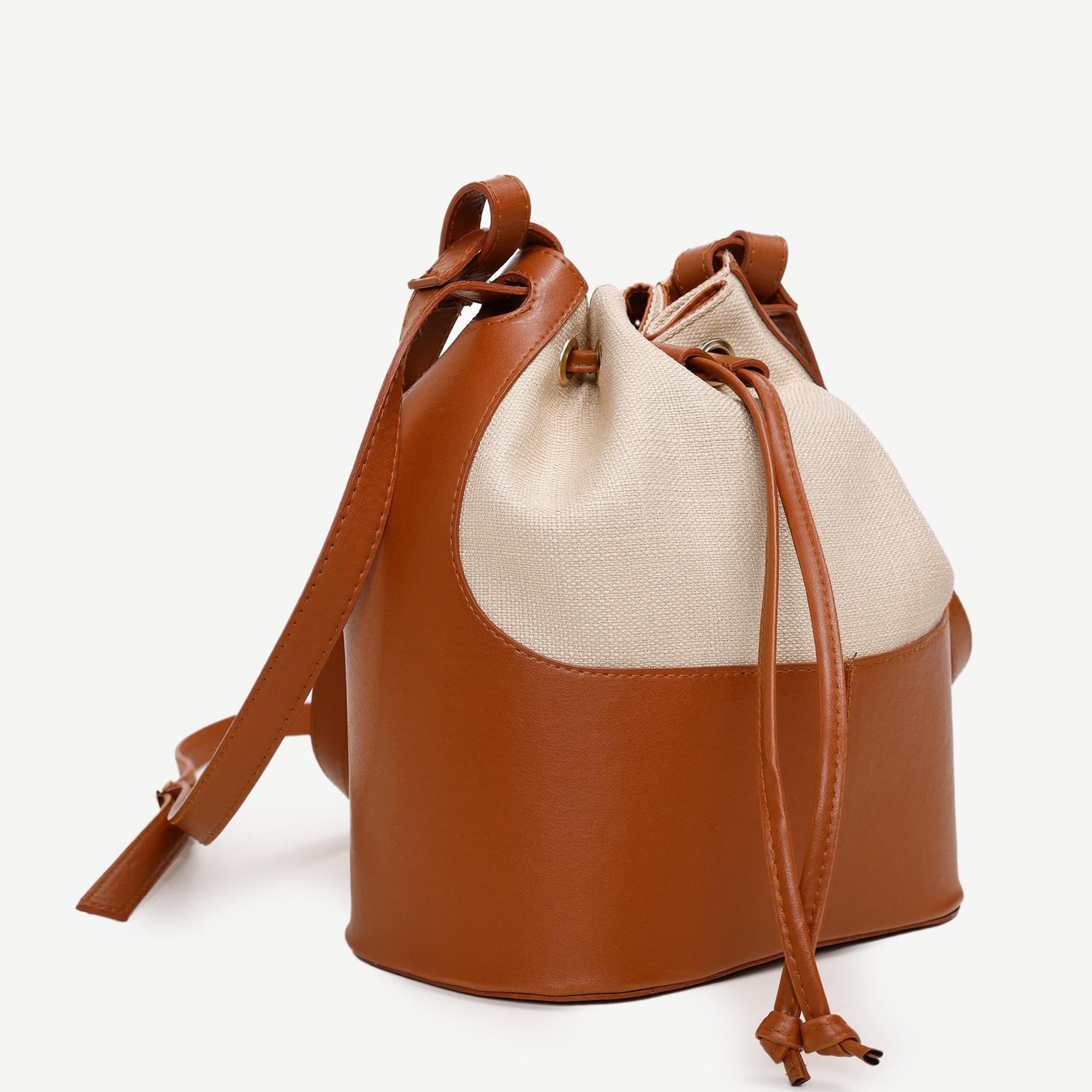 YARGICI Keten Büzgülü Çanta