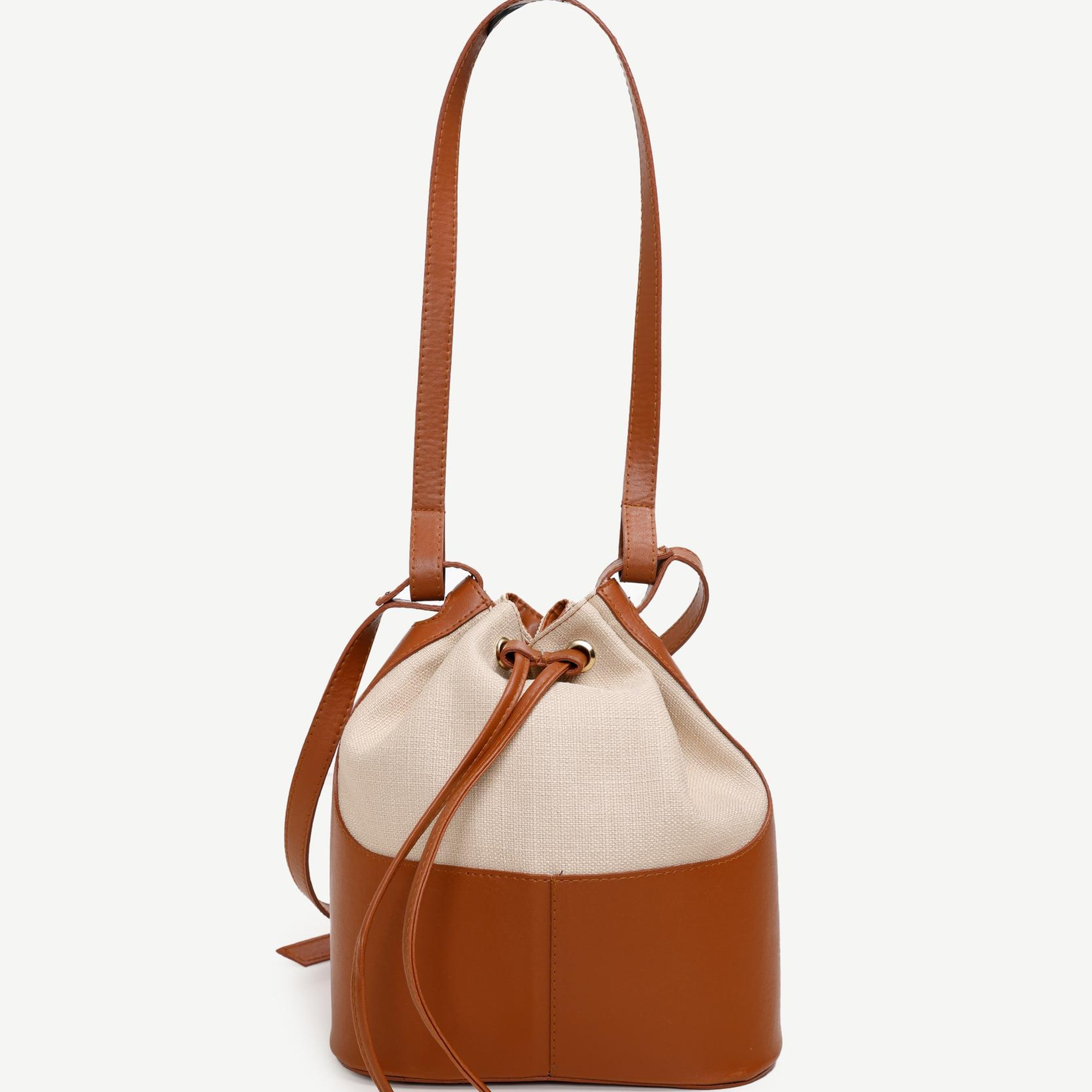 YARGICI Keten Büzgülü Çanta