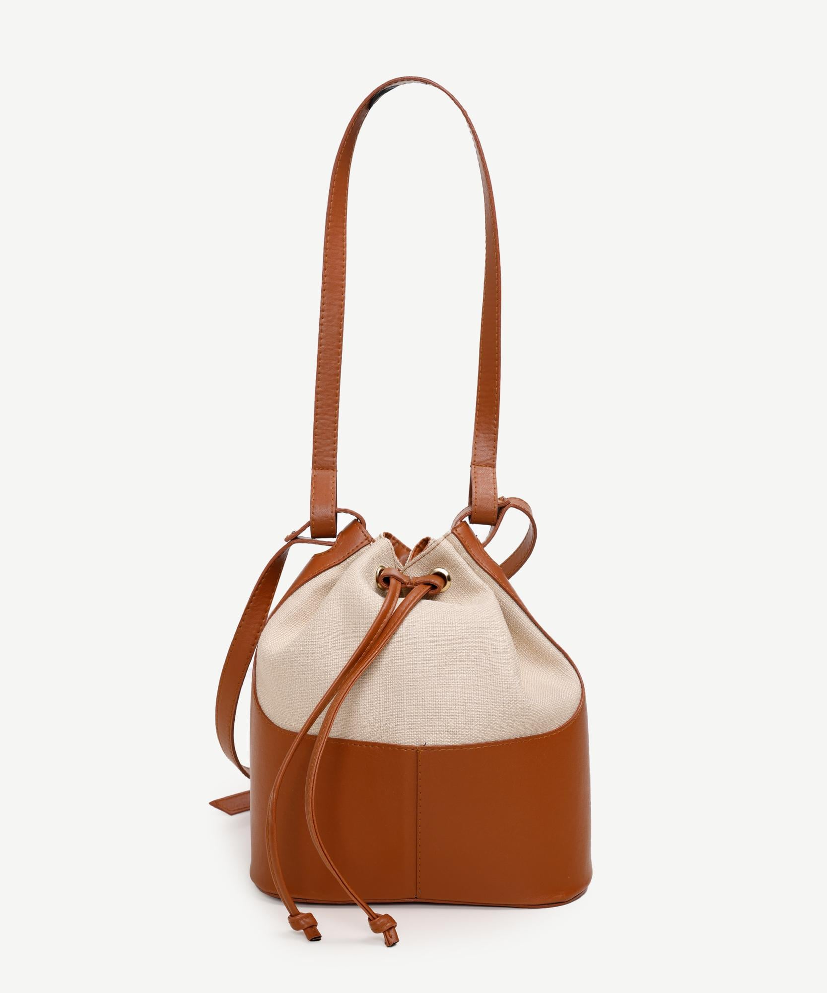  YARGICI Keten Büzgülü Çanta