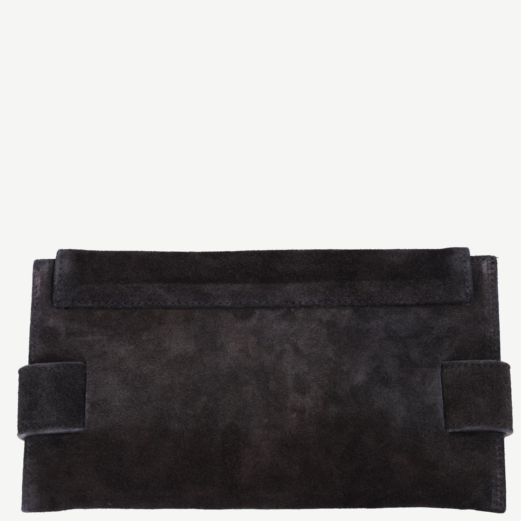 YARGICI Deri Süet Örgü Deyatlı Clucth