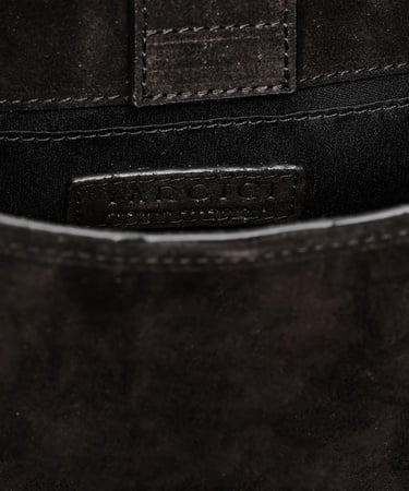  YARGICI Örgü Detaylı Baget Deri  Çanta