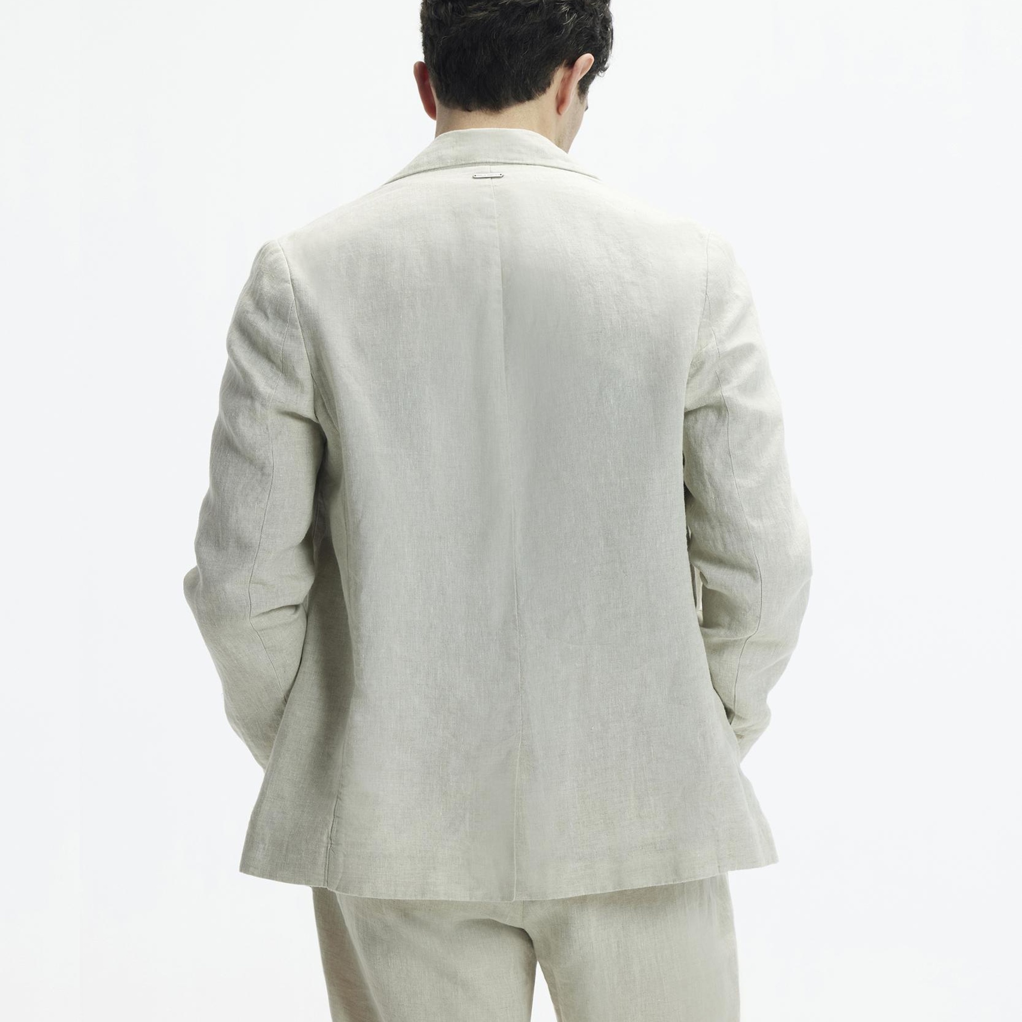 YARGICI Regular Kalıp Kırlangıç Yaka Önü Cepli İki Düğmeli Erkek Ceket