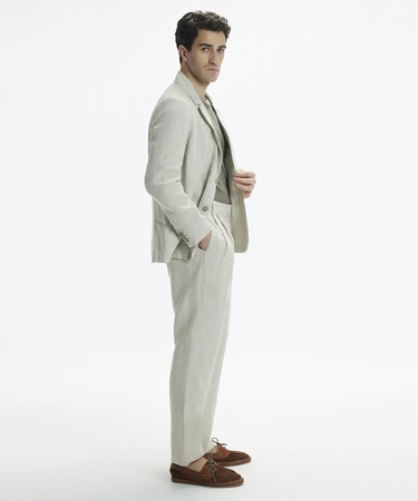  YARGICI Regular Kalıp Kırlangıç Yaka Önü Cepli İki Düğmeli Erkek Ceket