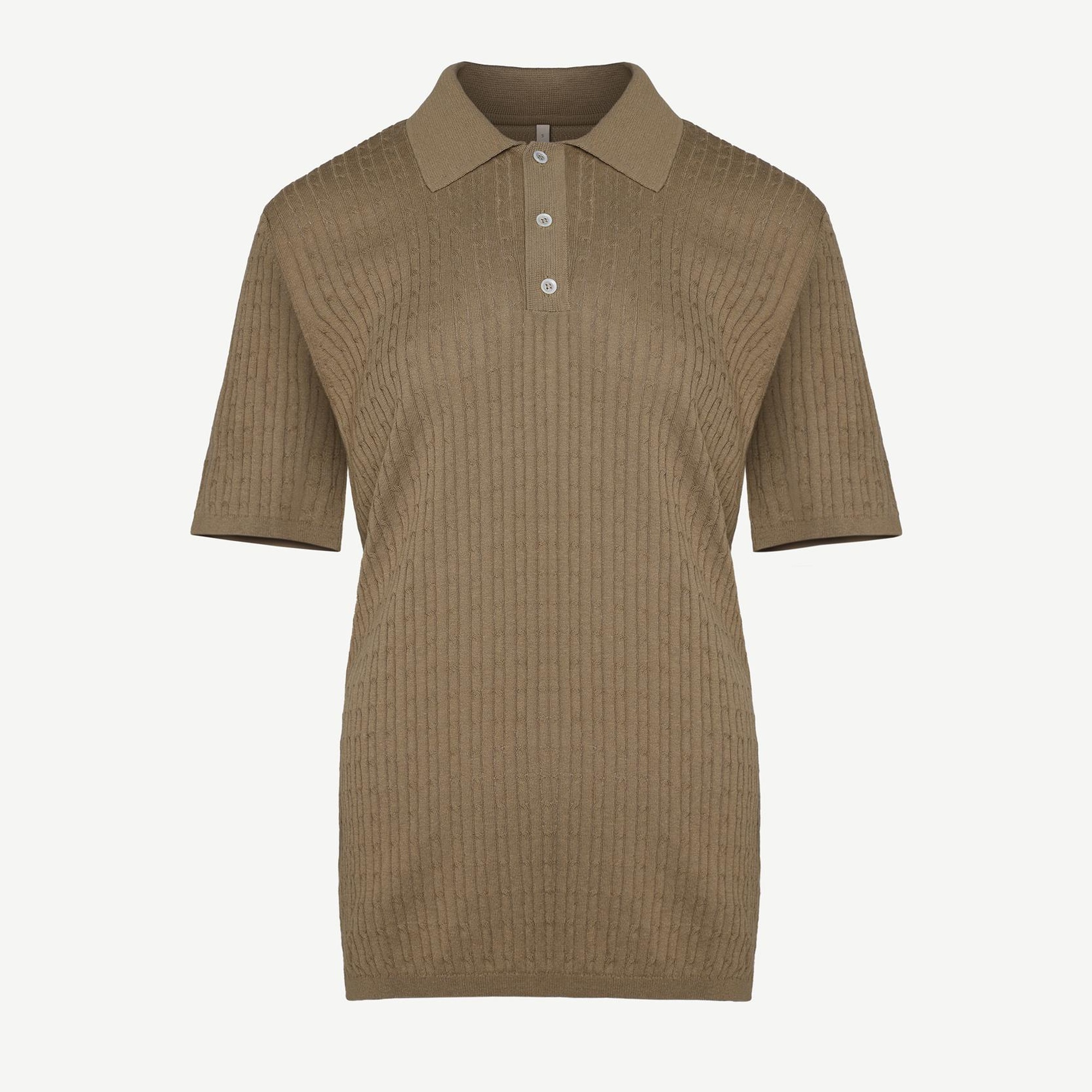 YARGICI Kısa Kollu Polo Yaka Düğmeli Triko