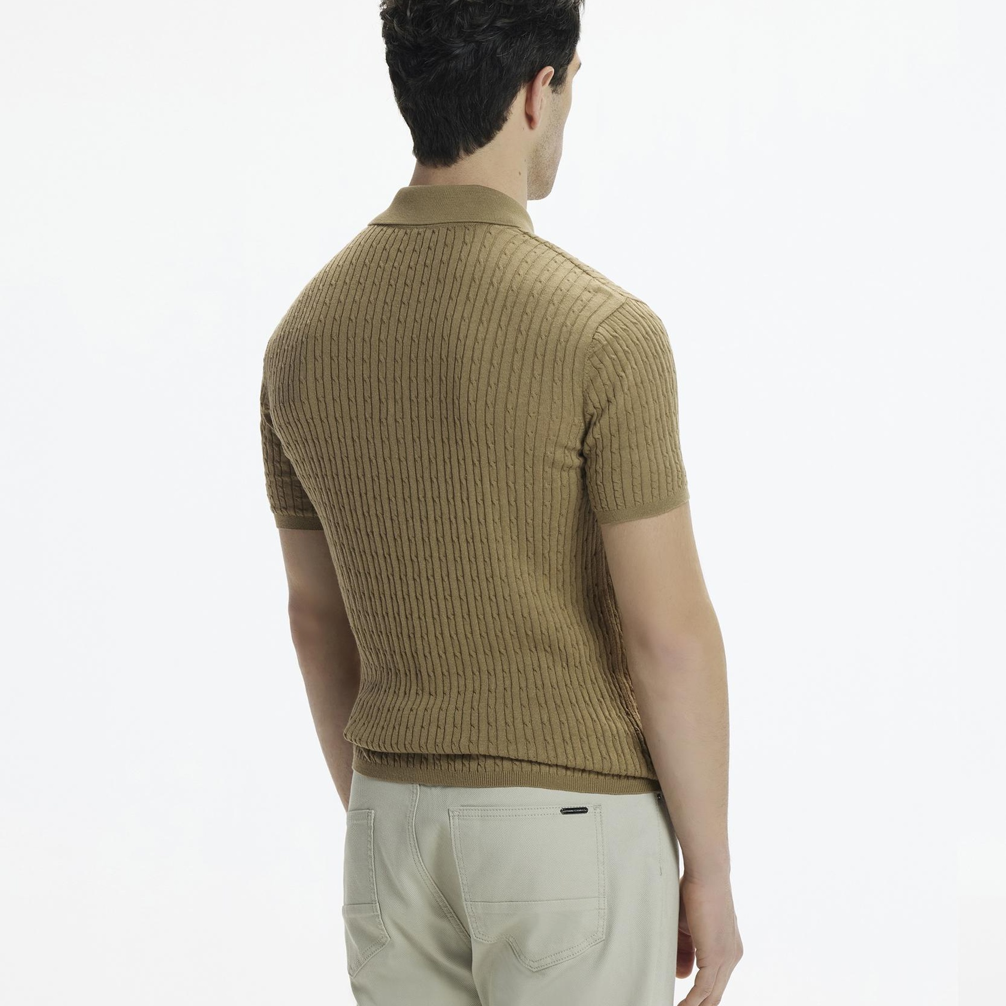 YARGICI Kısa Kollu Polo Yaka Düğmeli Triko