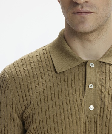  YARGICI Kısa Kollu Polo Yaka Düğmeli Triko