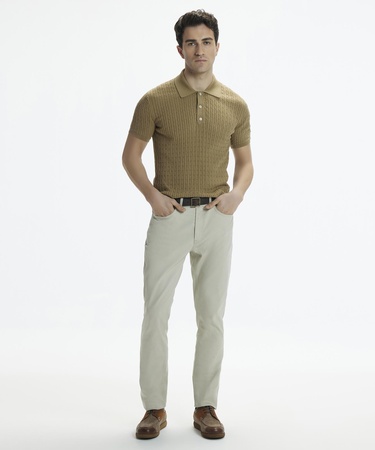  YARGICI Kısa Kollu Polo Yaka Düğmeli Triko