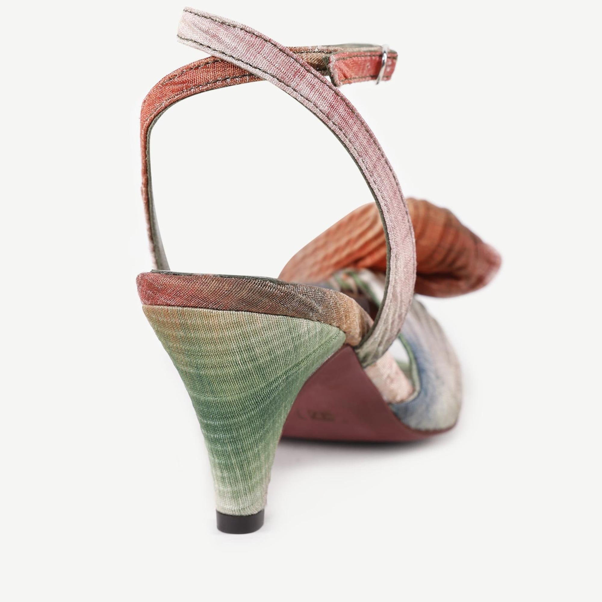 YARGICI Pilise Kumaşlı Topuklu Sandalet