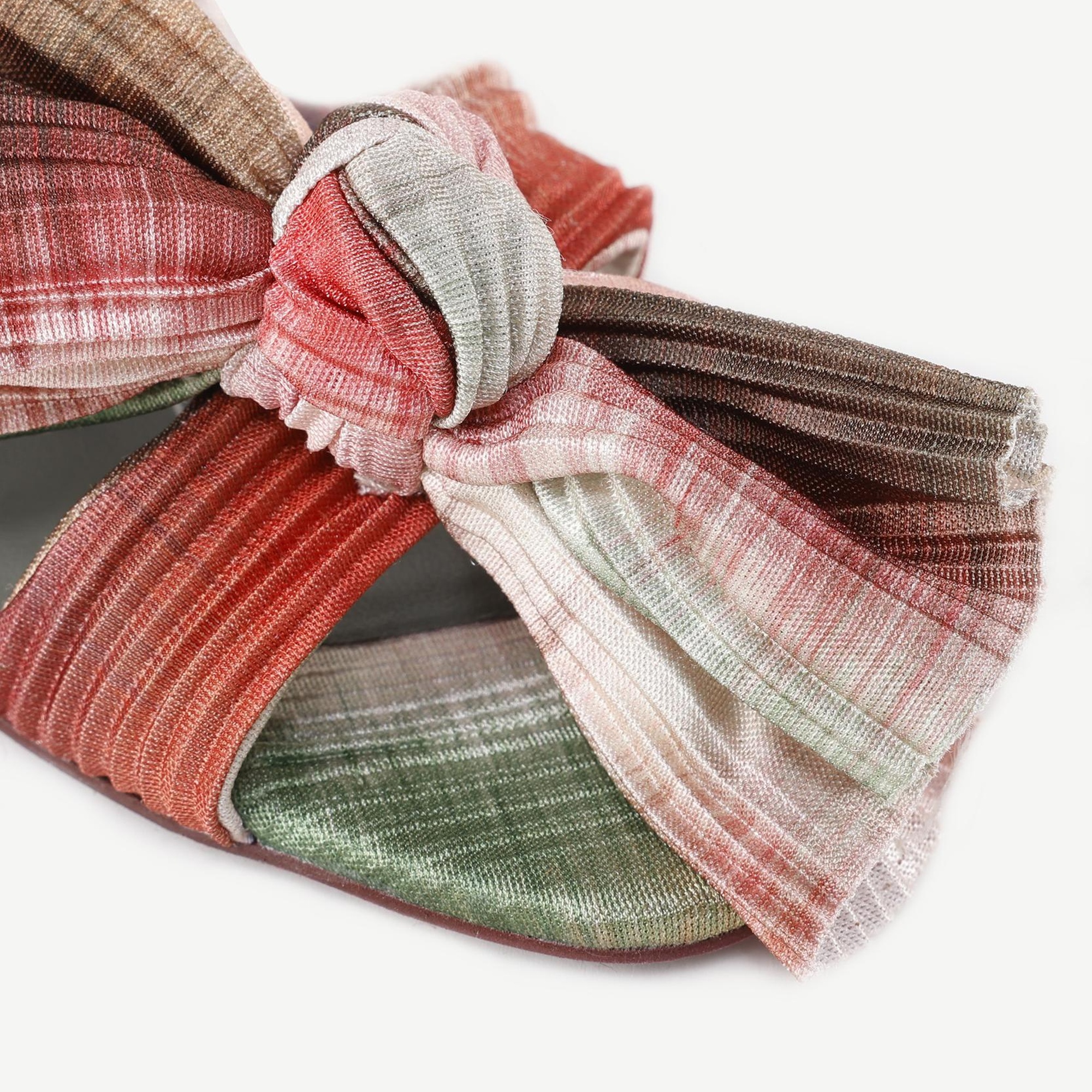 YARGICI Pilise Kumaşlı Topuklu Sandalet