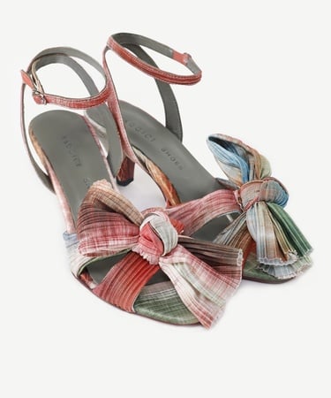  YARGICI Pilise Kumaşlı Topuklu Sandalet