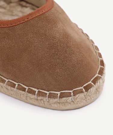  YARGICI Renk Detaylı Deri Espadril