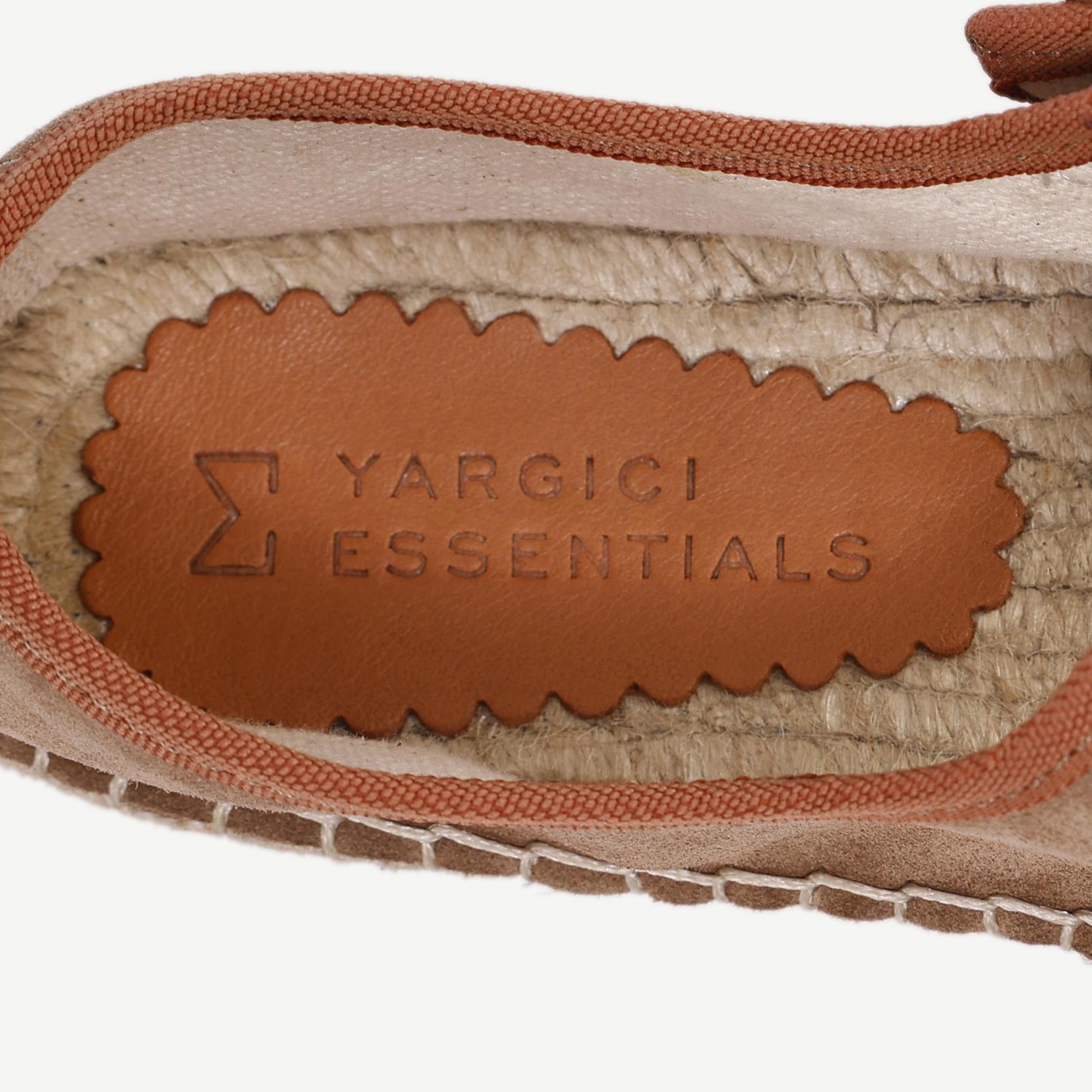 YARGICI Renk Detaylı Deri Espadril