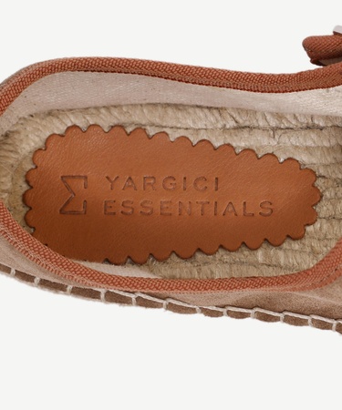  YARGICI Renk Detaylı Deri Espadril