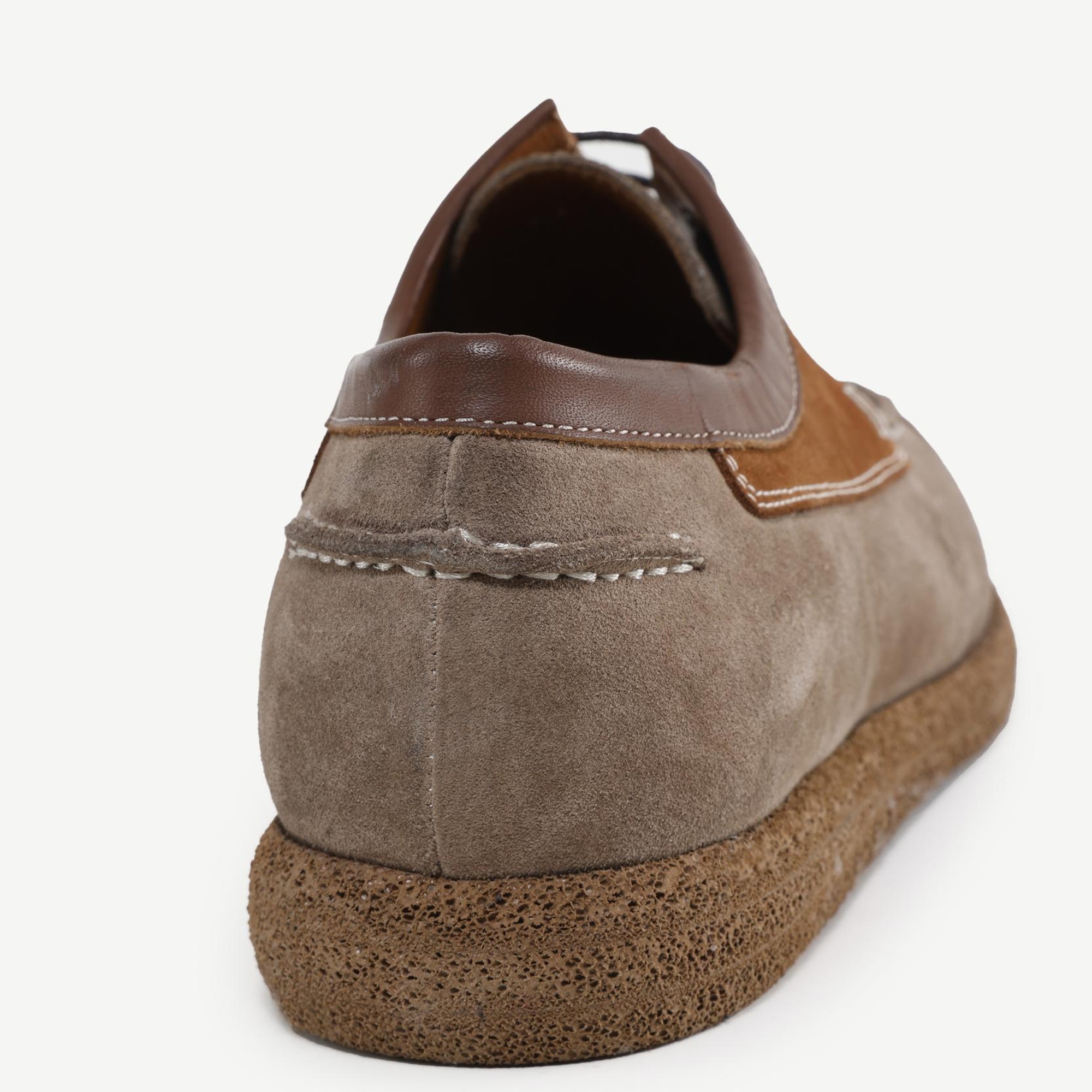 YARGICI Retro Görünümlü Deri Bağlı Ayakkabı