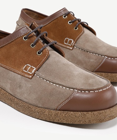  YARGICI Retro Görünümlü Deri Bağlı Ayakkabı