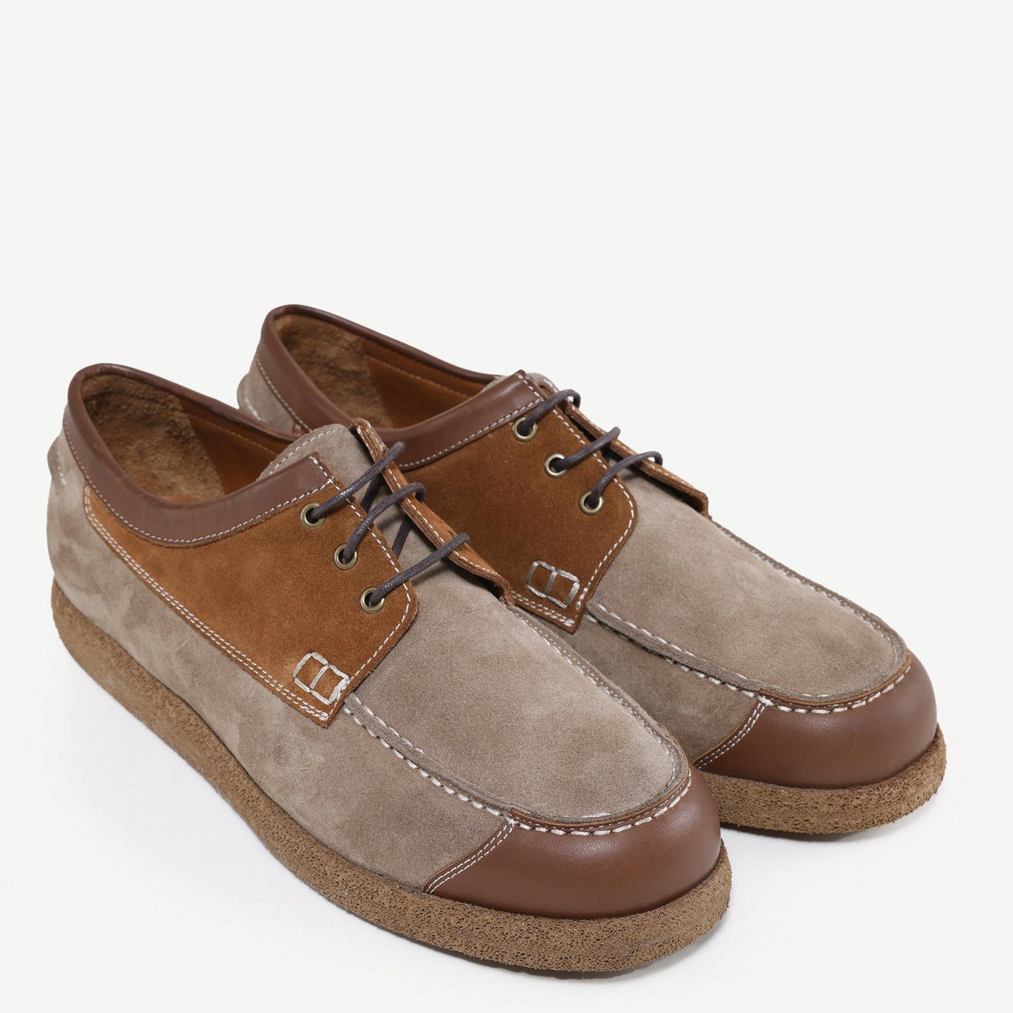 YARGICI Retro Görünümlü Deri Bağlı Ayakkabı