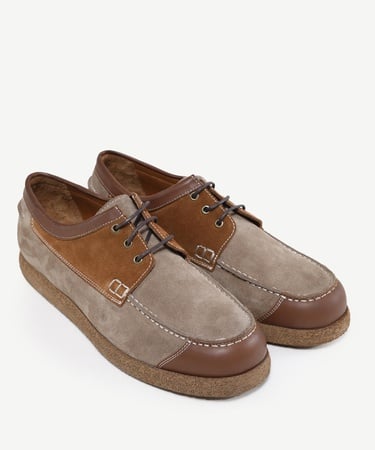  YARGICI Retro Görünümlü Deri Bağlı Ayakkabı