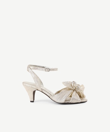  YARGICI Pilise Kumaşlı Topuklu Sandalet