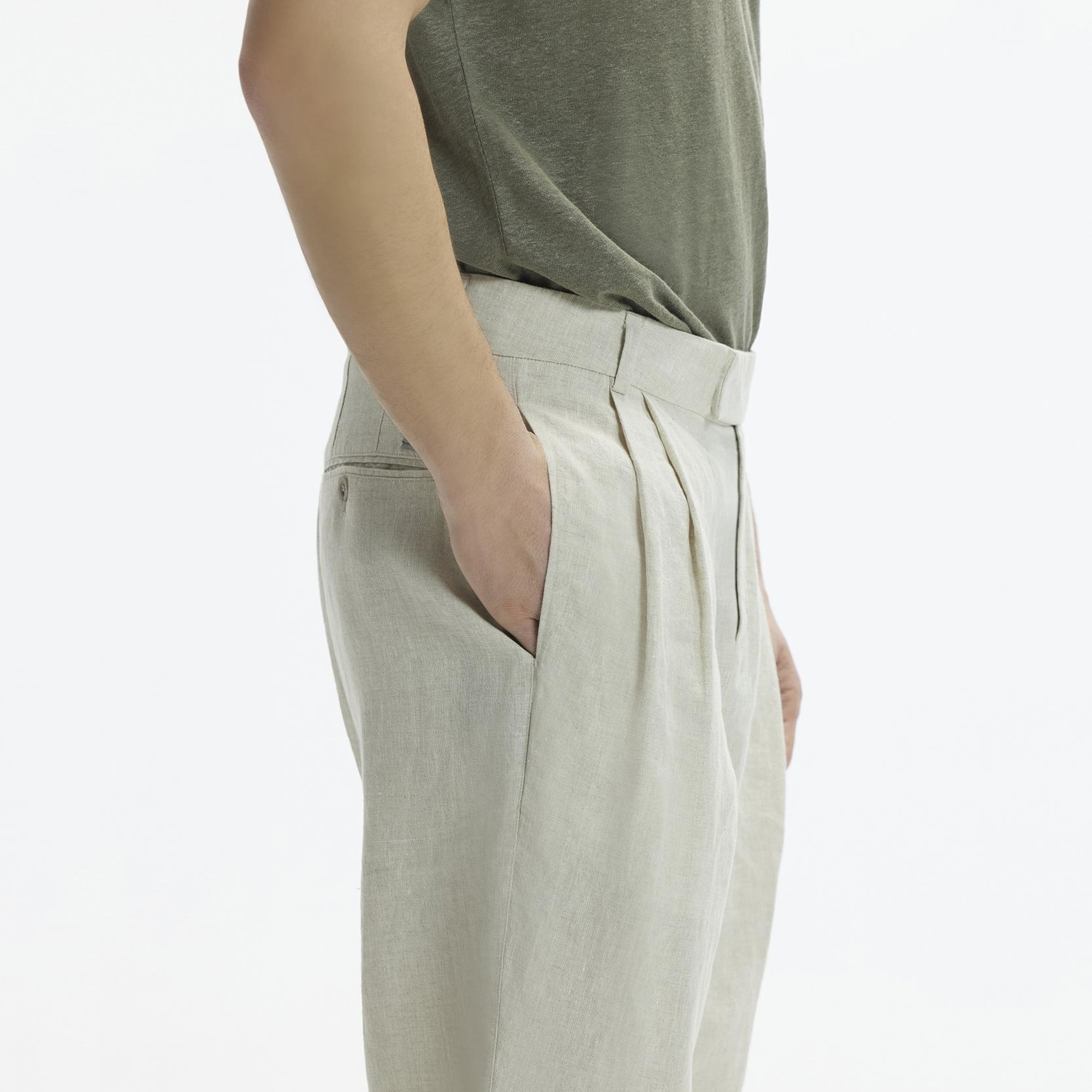 YARGICI Tapered Fit Pile Detaylı Fileto Cepli Pantolon