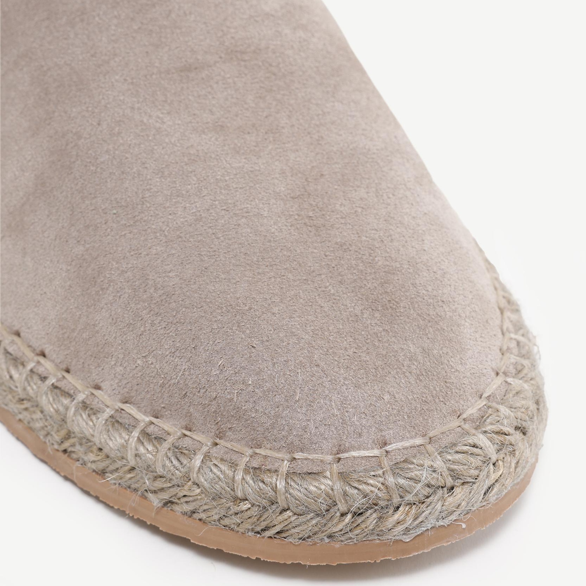 YARGICI Renk Detaylı Deri Espadril