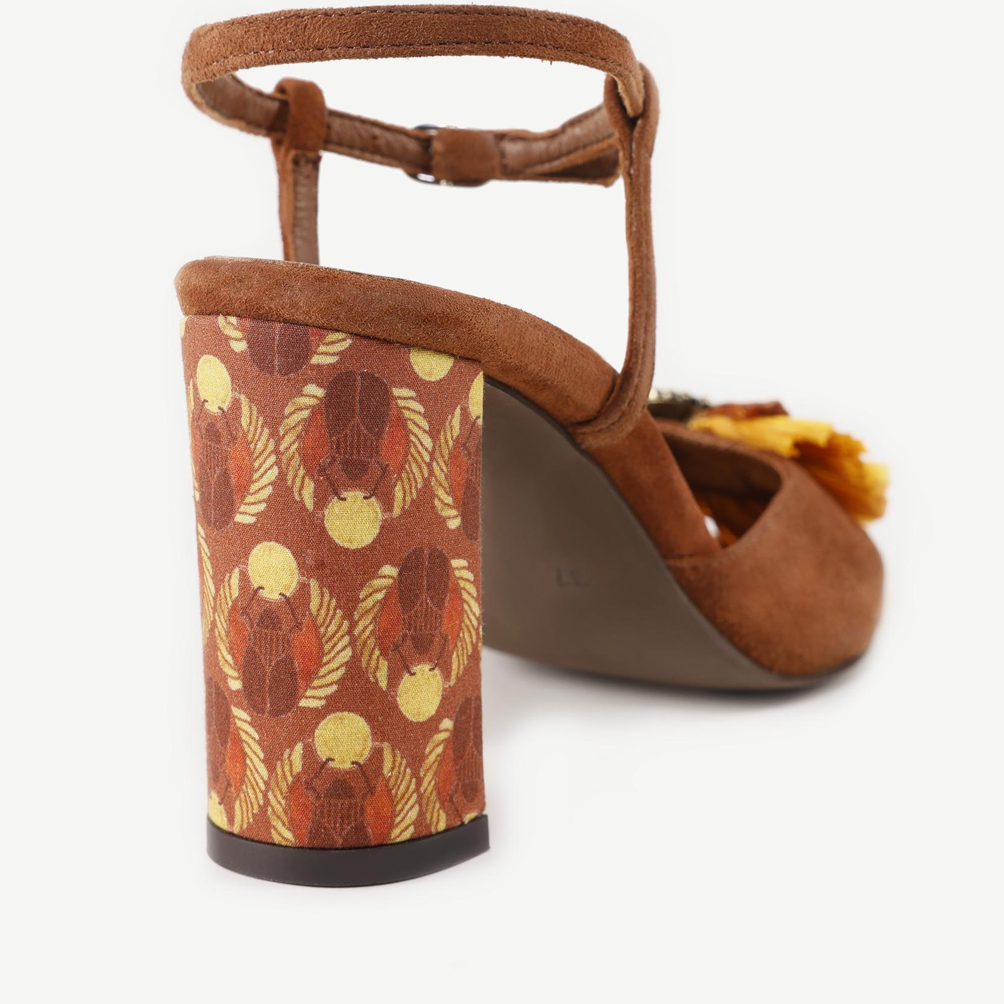 YARGICI Rafya Aksesuar Detaylı Topuklu Sandalet