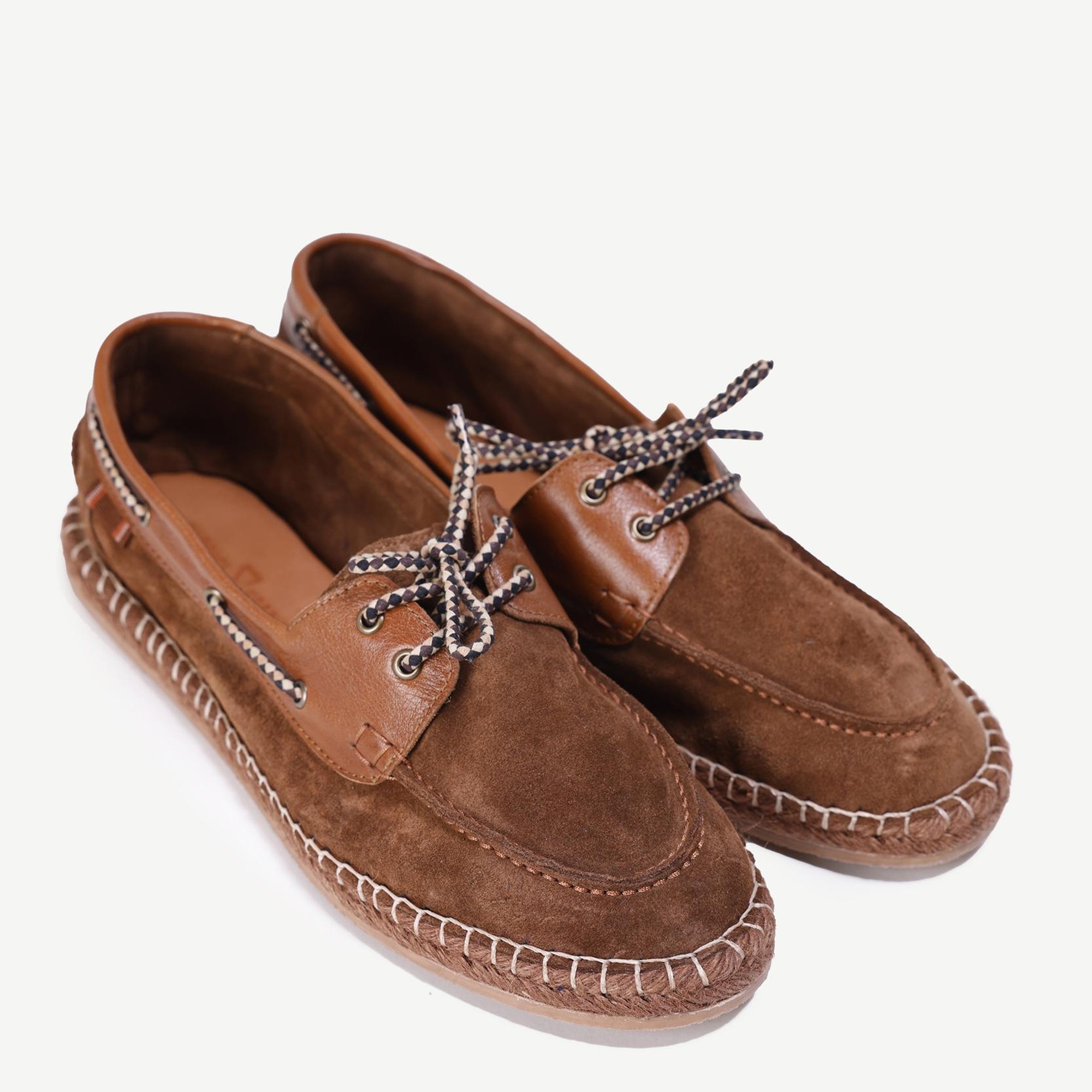 YARGICI Hasır Bağlı Deri Espadril