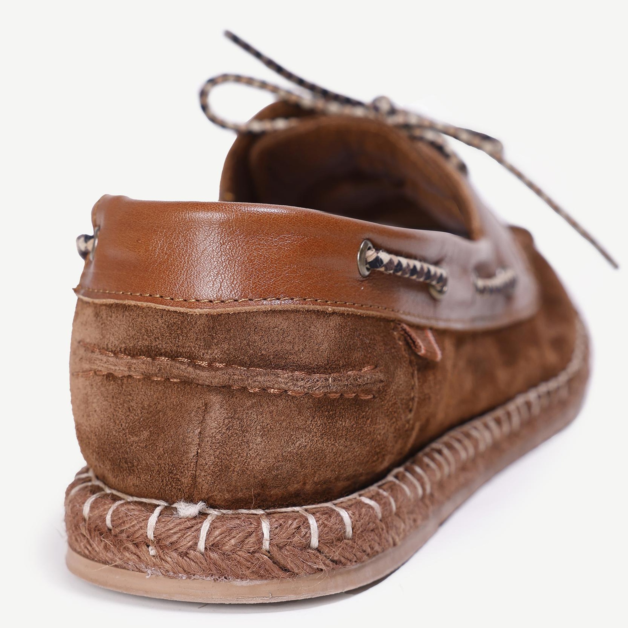 YARGICI Hasır Bağlı Deri Espadril